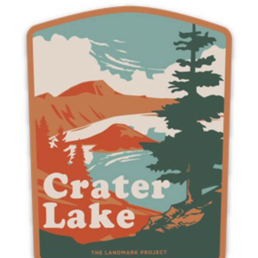 Camping Accessories * | Landmark Project Crater Lake Sticker