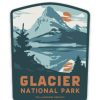 Camping Accessories * | Landmark Project Glacier National Park Sticker