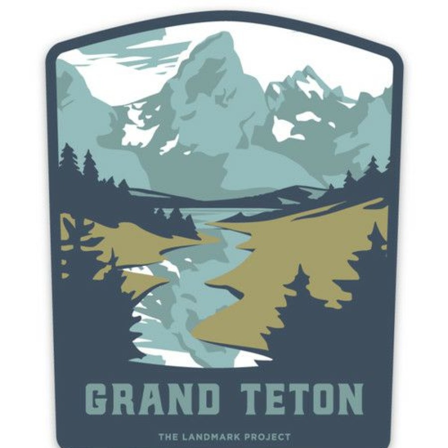 Camping Accessories * | Landmark Project Grand Teton National Park Sticker