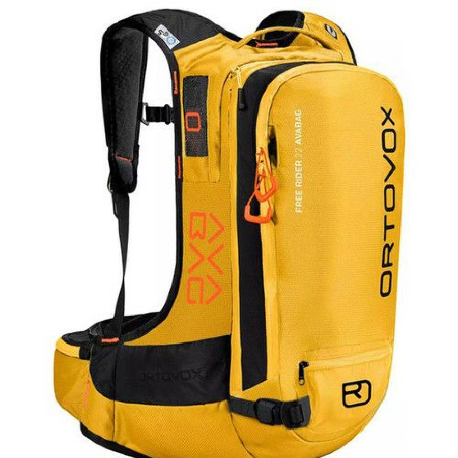 Backpacks * | Ortovox Free Rider 22 Avabag Yellowstone