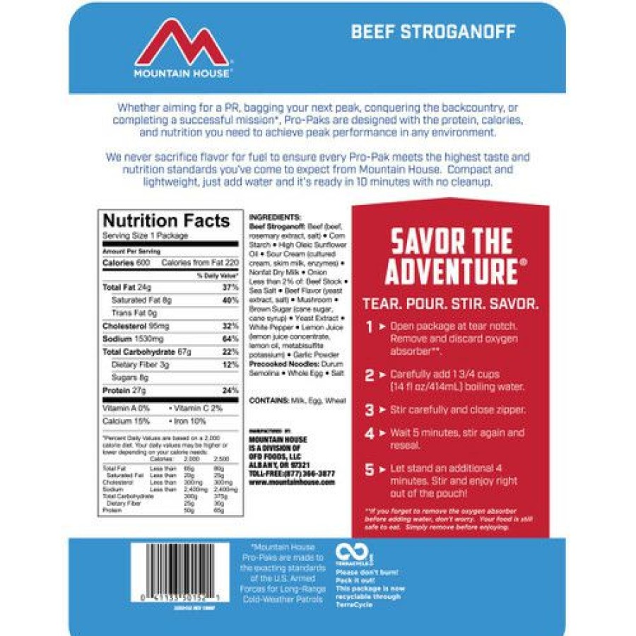 Kitchen * | Mountain House Beef Stroganoff Pro-Pak