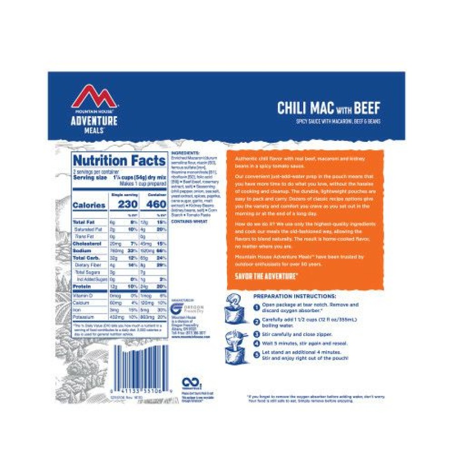 Kitchen * | Mountain House Chili Mac With Beef