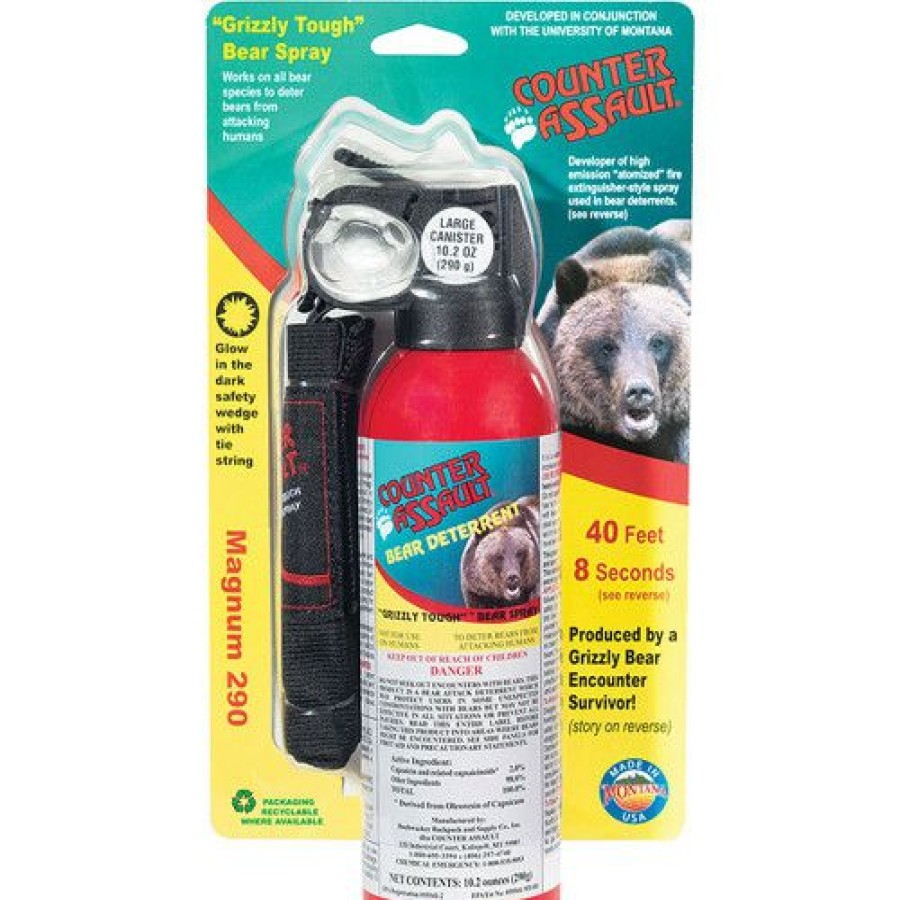 Camping Accessories * | Counter Assault Bear Spray With Holster 10.2 Oz