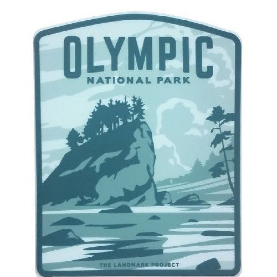 Camping Accessories * | Landmark Project Olympic National Park Sticker