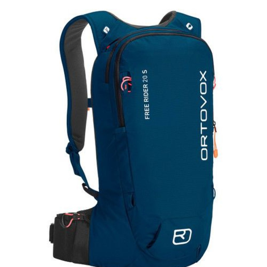 Backpacks * | Ortovox Free Rider 20 S Petrol Blue